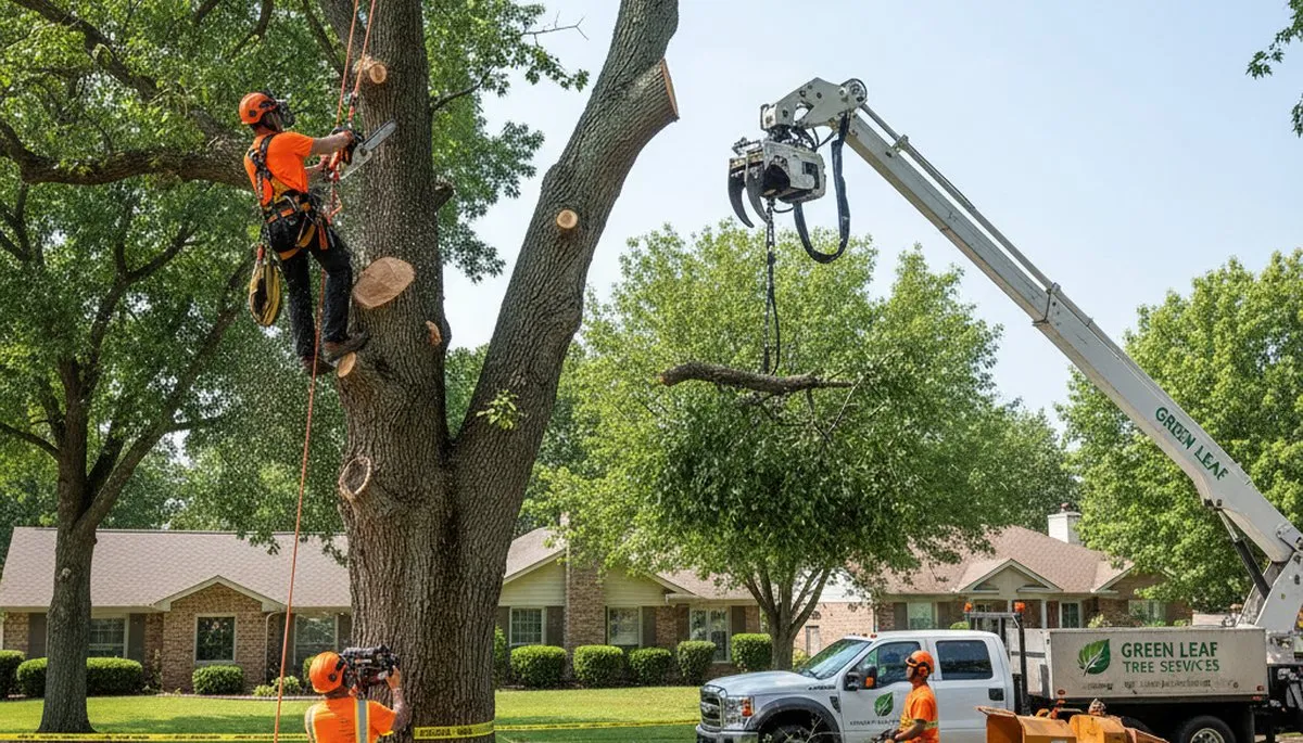 Professional tree removal service in Bradenton FL safely cutting and clearing hazardous trees