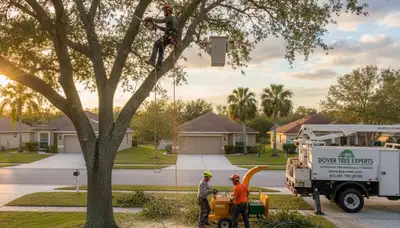 Professional tree removal service in Bradenton FL safely clearing trees for residential properties